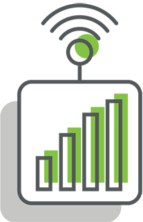 Green Wifi Signal Icon